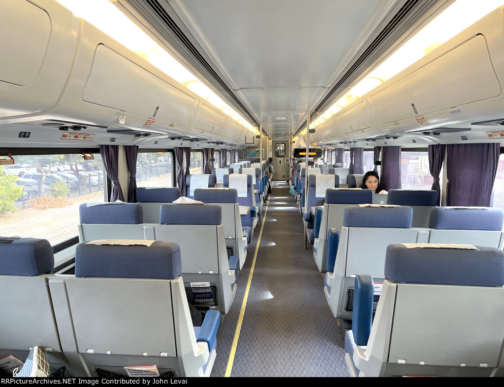 Interior of the Upper Level of the California Car 